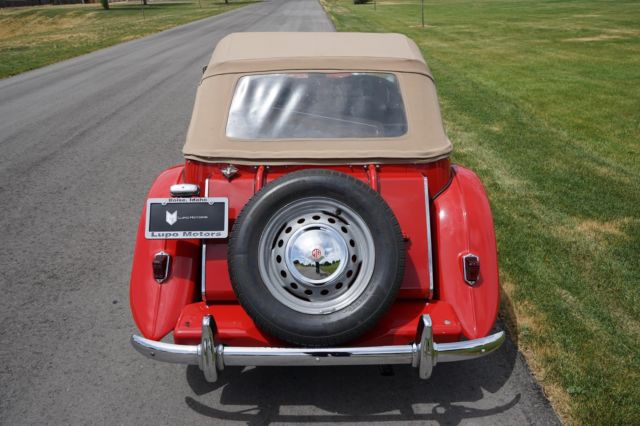 1951 Red MG T-Series --