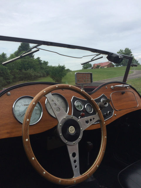 1951 Red MG T-Series Convertible