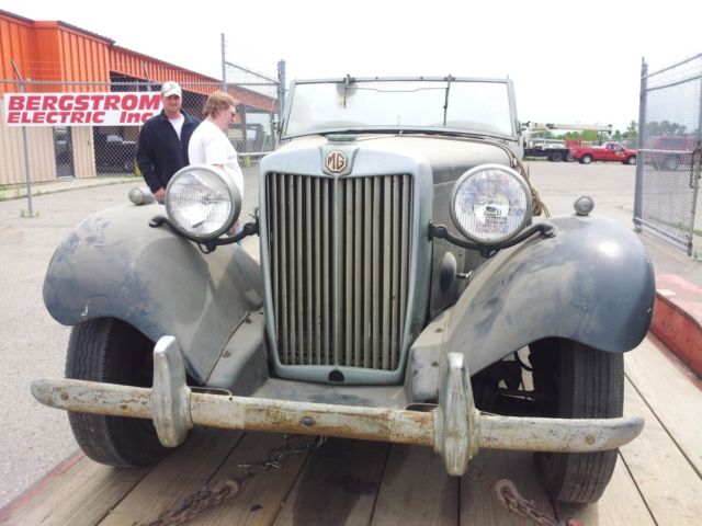 1951 Green MG T-Series Convertible