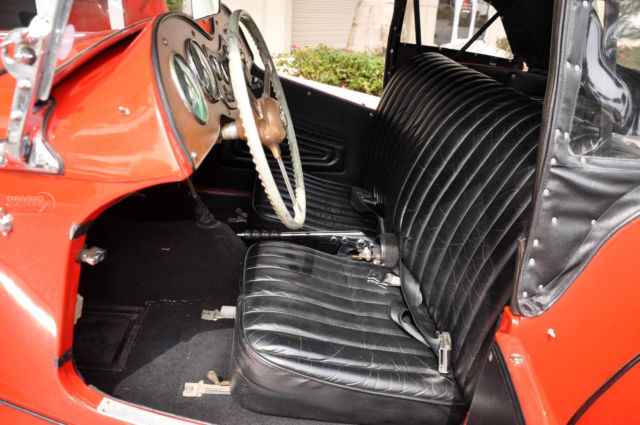 1951 Red MG T-Series Convertible