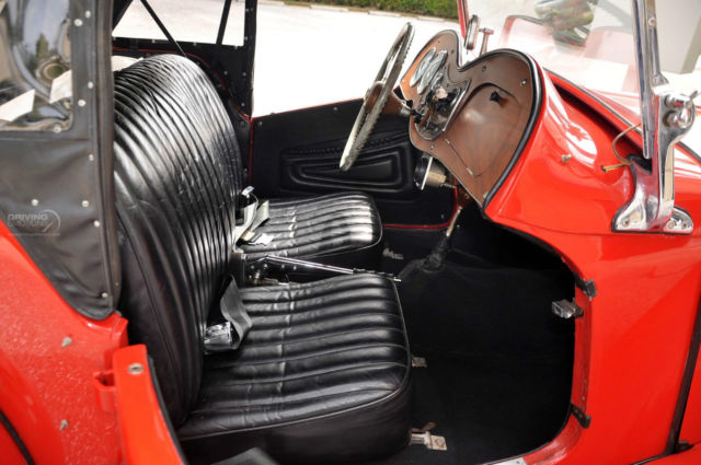 1951 Red MG T-Series Convertible