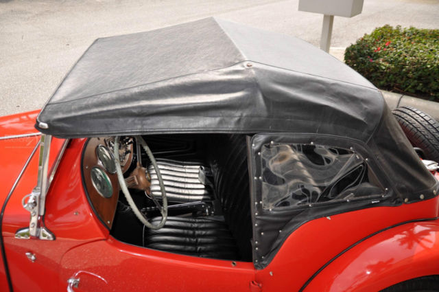 1951 Red MG T-Series Convertible