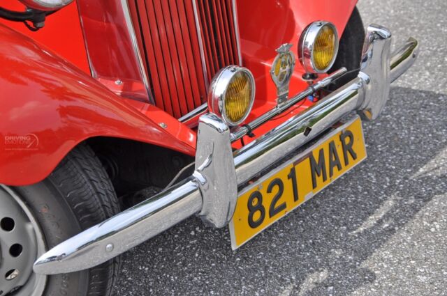 1951 Red MG TD Convertible Convertible