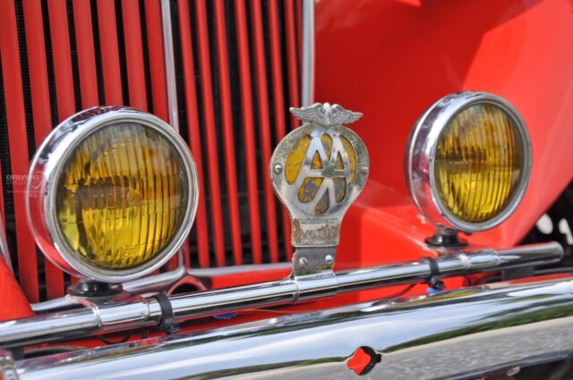 1951 Red MG TD Convertible Convertible