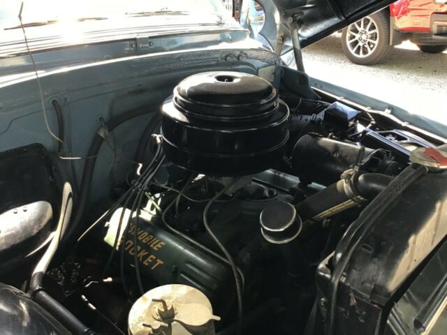 1951 Blue Oldsmobile Eighty-Eight Coupe