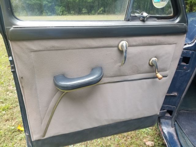 1951 Blue Plymouth Cranbrook Sedan