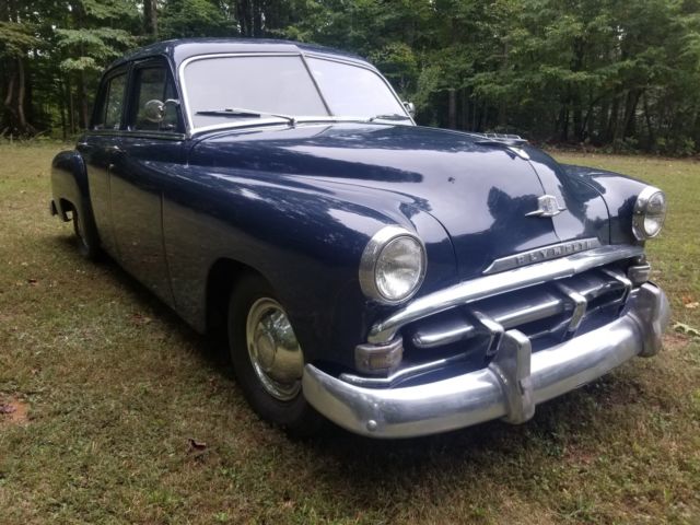 1951 Blue Plymouth Cranbrook Sedan