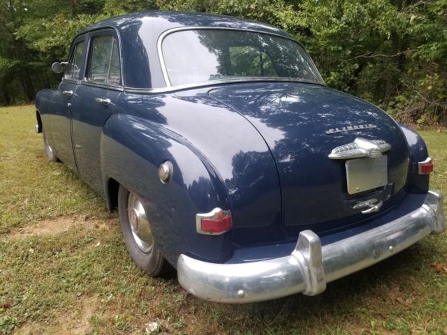 1951 Blue Plymouth Cranbrook Sedan
