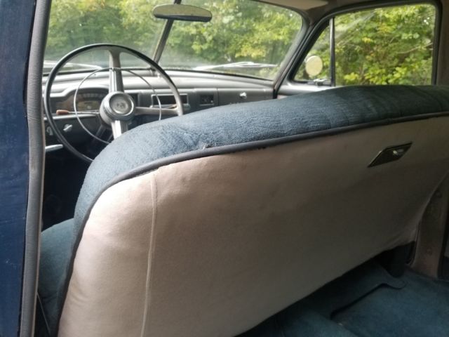 1951 Blue Plymouth Cranbrook Sedan