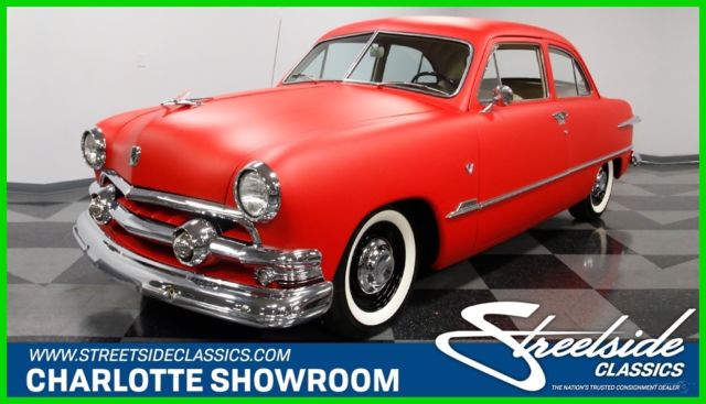 1951 Red Ford Custom