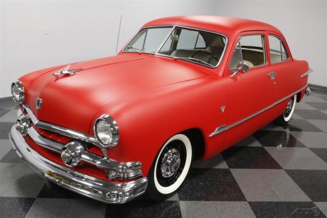1951 Red Ford Custom