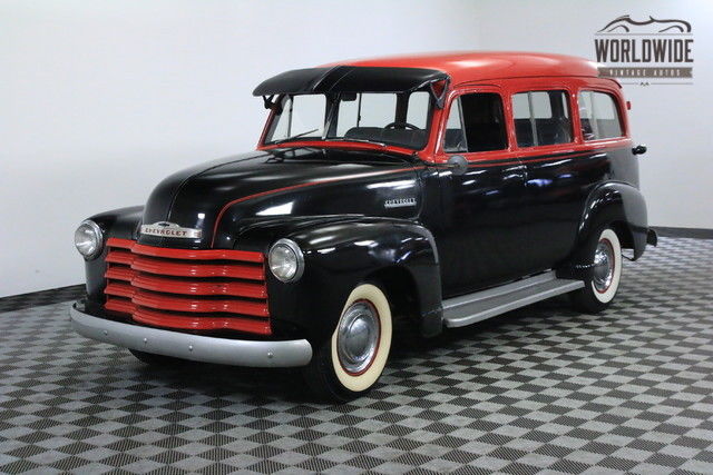 1952 Black Chevrolet Suburban