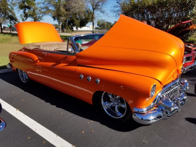 1952 Orange Buick Convertible Street Rod Convertible