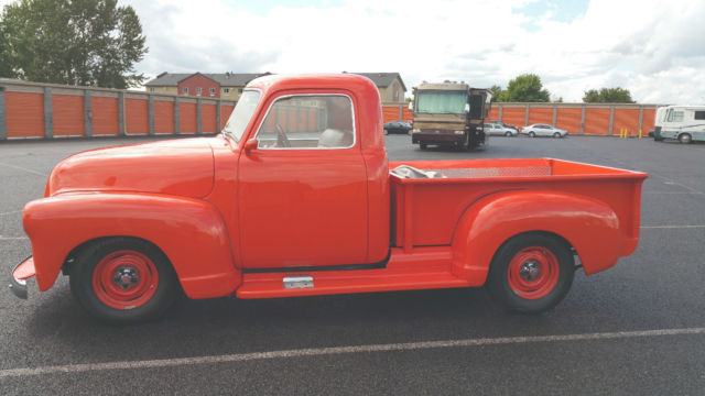 1952 Orange Chevrolet Other Pickups Standard Cab Pickup
