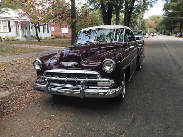 1952 Burgundy Chevrolet Bel Air/150/210 Sedan