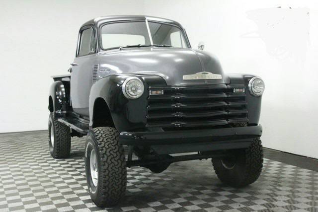 1952 Black & Gray Chevrolet Other Pickups Cab & Chassis