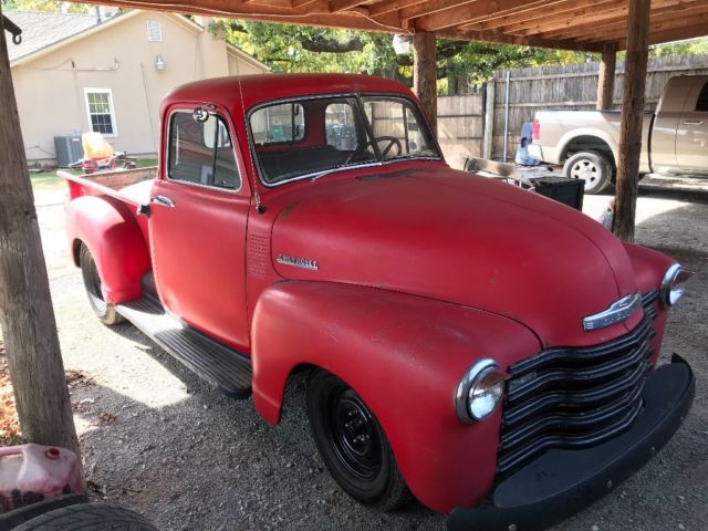 1952 Burgundy Chevrolet Other Pickups Standard Cab Pickup