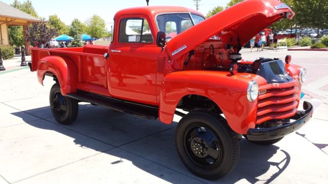 1952 Chevy Red Chevrolet Other Pickups
