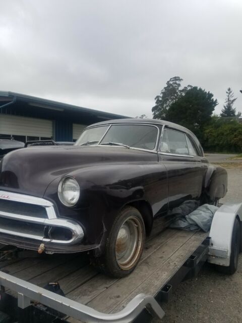 1952 black Chevrolet Bel Air/150/210 Coupe