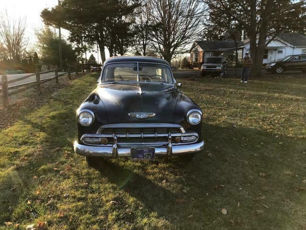 1952 Blue Chevrolet Chevy Coupe
