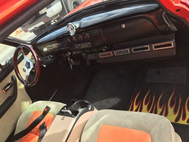 1954 Orange Chevrolet 350ci with air Sedan