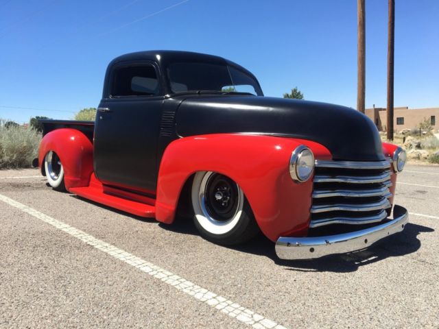1952 Black/Red Chevrolet Other Pickups Standard Cab Pickup