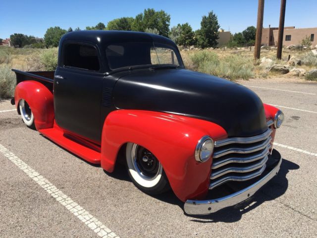 1952 Black/Red Chevrolet Other Pickups Standard Cab Pickup