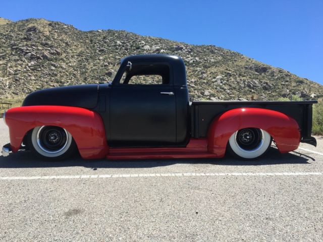 1952 Black/Red Chevrolet Other Pickups Standard Cab Pickup