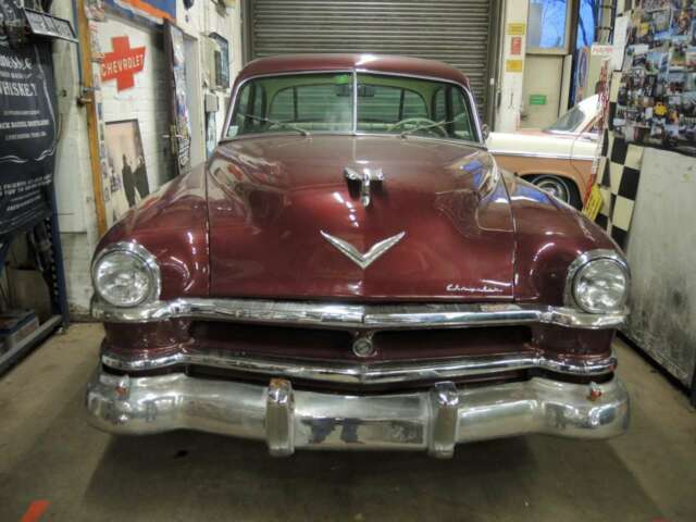 1952 Burgundy metallic Chrysler Saratoga Coupe
