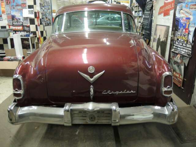 1952 Burgundy metallic Chrysler Saratoga Coupe