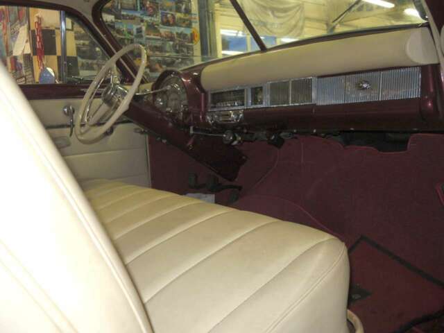 1952 Burgundy metallic Chrysler Saratoga Coupe