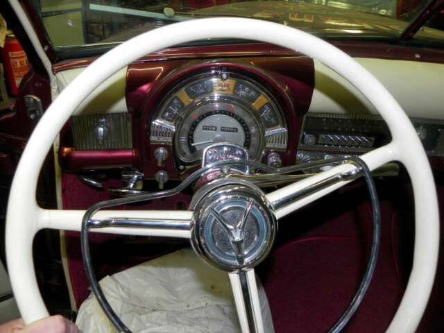 1952 Burgundy metallic Chrysler Saratoga Coupe