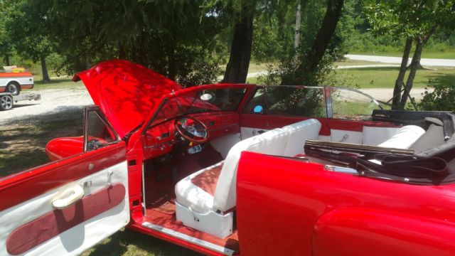 1952 Red Ford Mustang Convertible