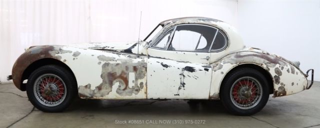 1952 White Jaguar XK