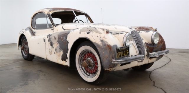 1952 White Jaguar XK
