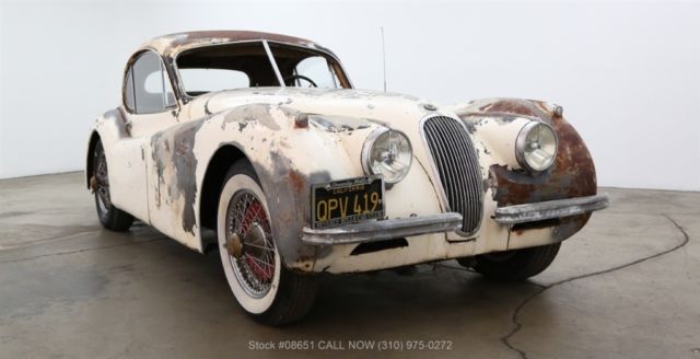 1952 White Jaguar XK