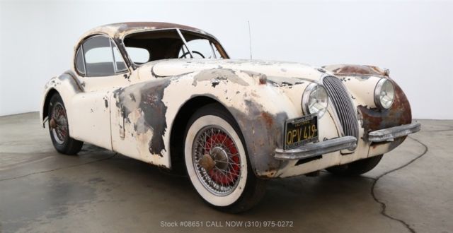 1952 White Jaguar XK