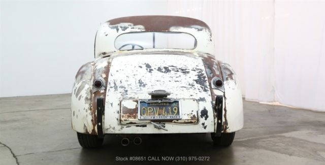 1952 White Jaguar XK