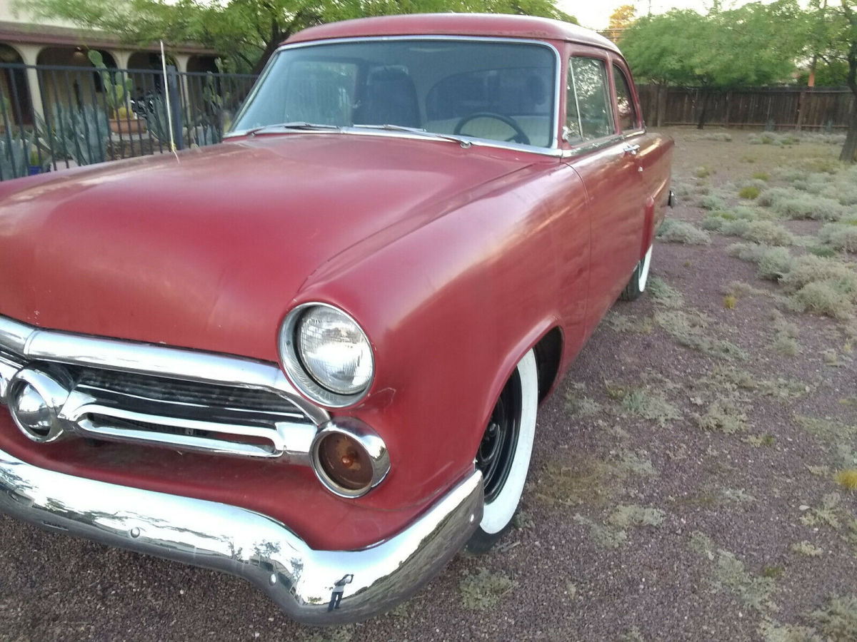 1952 Red Ford Fairlane Coupe