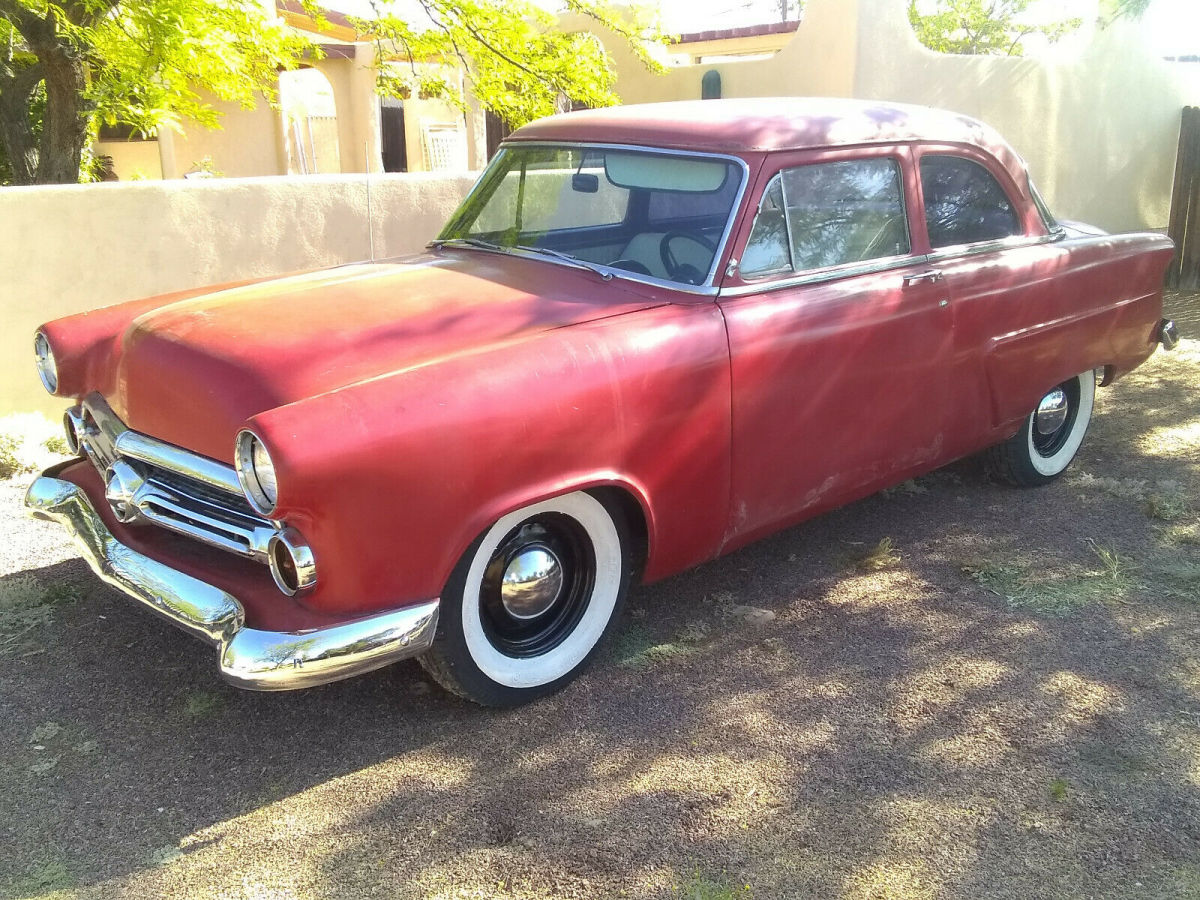 1952 Red Ford Fairlane Coupe