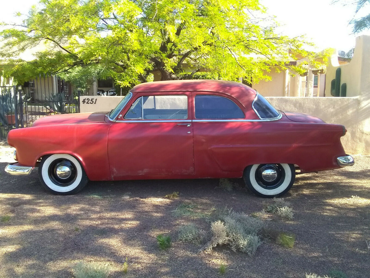 1952 Red Ford Fairlane Coupe