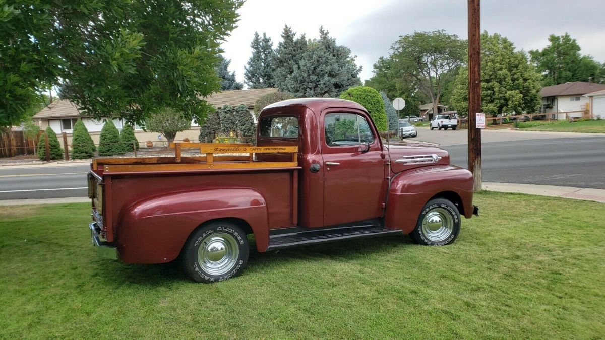 1952 Red Ford F-100 Truck