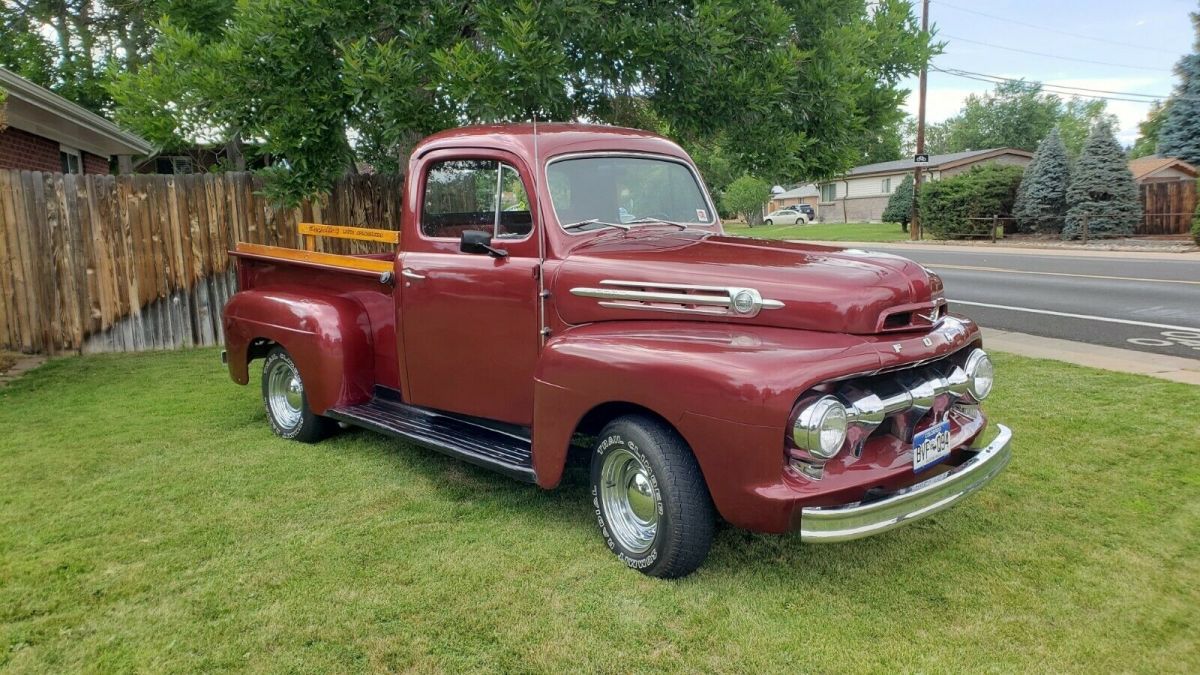 1952 Red Ford F-100 Truck