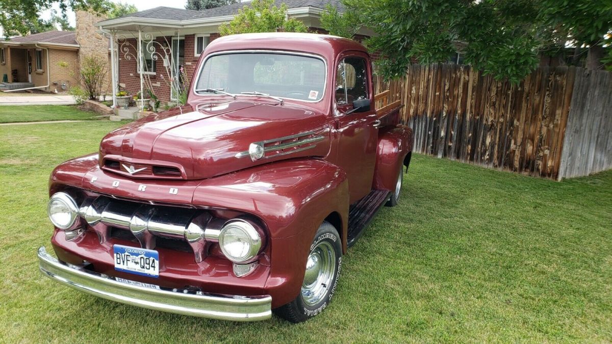 1952 Red Ford F-100 Truck