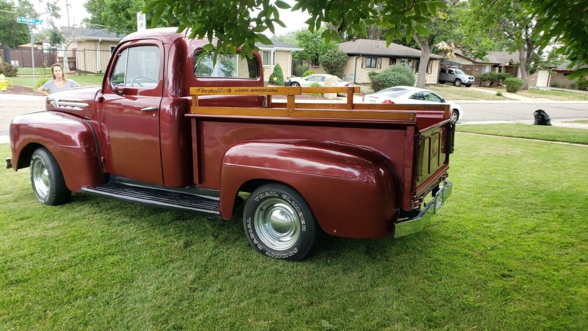 1952 Red Ford F-100 Truck