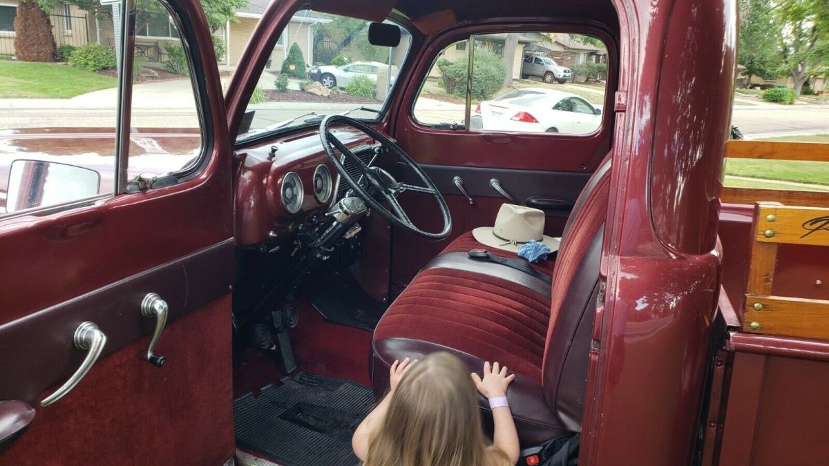 1952 Red Ford F-100 Truck