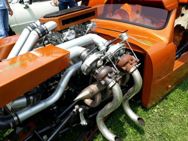 1952 Orange Ford Other Pickups Cab and gull qing doors