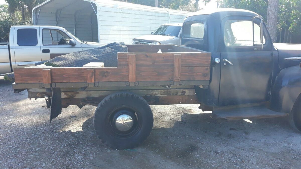 1952 Blue Ford F-100 Standard Cab Pickup