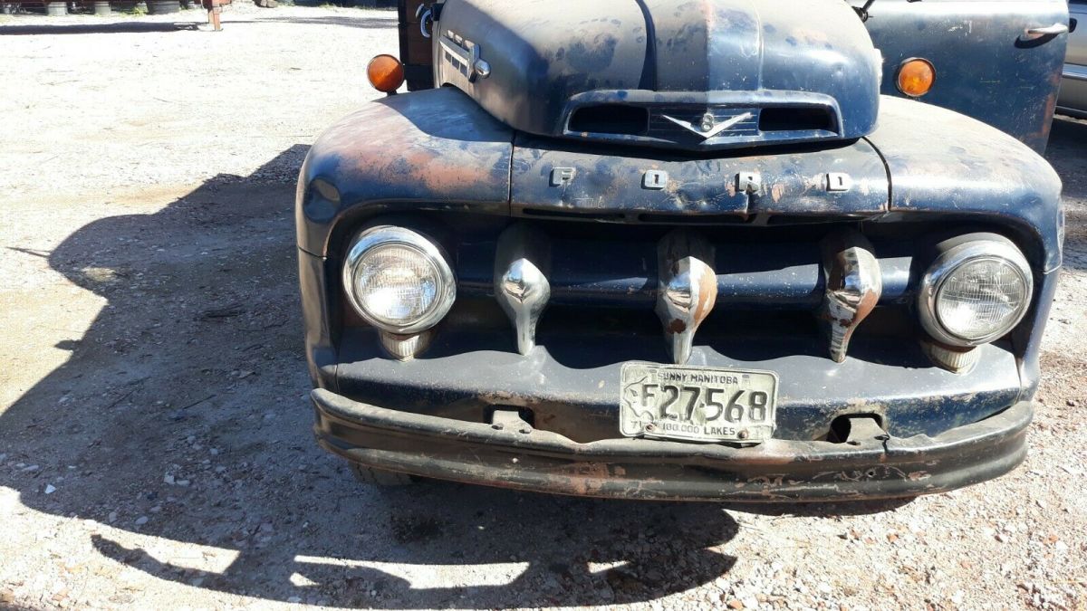 1952 Blue Ford F-100 Standard Cab Pickup