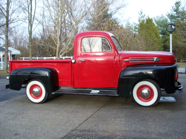 1952 RED/BLACK Ford Other Pickups pickup